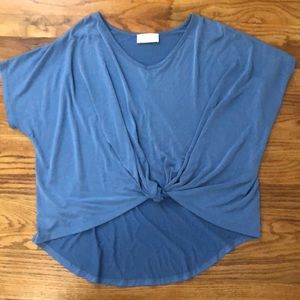 Lavender Field Knotted Top